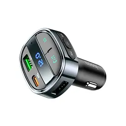 FM модулятор HOCO E70, Black, Box - мініатюра 3