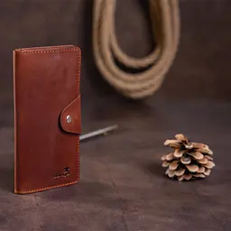 Чоловічий шкіряний гаманець SHVIGEL 18х8,5х1 см acs0016048 - мініатюра 5