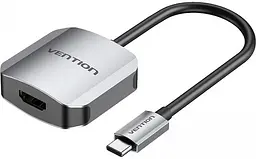 Перехідник Vention USB 3.1 Type-C HDMI F 4K 30HZ кабель 0.15 м сірий