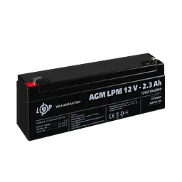 Акумулятор AGM LPM 12V - 2.3 Ah - мініатюра 3