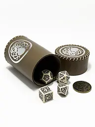 Настільна гра Планета Ігор Чаша для кубиків Ктулху (коричнева) (Dice cup Cthulhu brown) (pi-dc002) - мініатюра 6