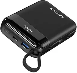 Павербанк Canyon OnPower Black 10 000 mAh / 15 Вт (CNS-CPB104B) - мініатюра 3