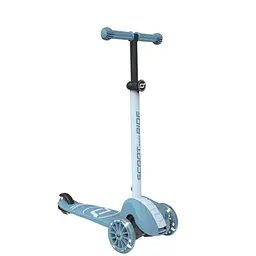 Самокат Scoot and Ride Highwaykick-3s колеса світяться 3+ років сіро-синій (SR-00933) - мініатюра 6