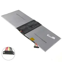 Акумулятор для ноутбука Asus C21N1603 (Transformer 3 Pro T303UA series) 7.7V 5000 mAh 39Wh Silver (0B200-02100100) - мініатюра 2