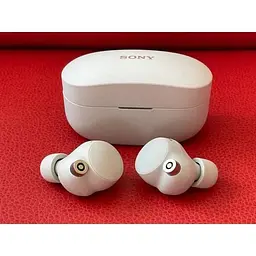 Бездротові навушники Sony WF-1000XM4 TWS сріблясті - мініатюра 4