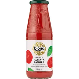 Томатное пюре Biona Organic с базиликом 680 г