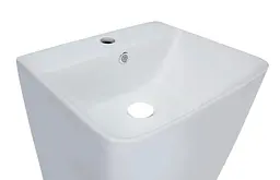 Раковина Qtap Tern підлогова без донного клапана QT1711G302WN - мініатюра 4