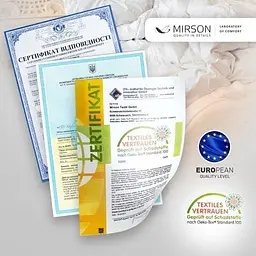 Простирадло на резинці MirSon Linen Winter flower Льон 150х200 см біле (2200008249489) - мініатюра 10