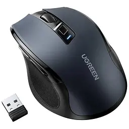 Бездротова мишка Ugreen MU006 Portable Wireless Mouse чорний (15063)
