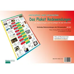 Plakat Redewendungen -