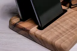 Дерев'яний органайзер для гаджета ecoWalnut 285x130x18 мм - мініатюра 4