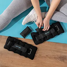 Обтяжувачі Cecotec Drumfit AnkleBell 2500 Neo (2шт по 2,5кг) (CCTC-07208) - мініатюра 2