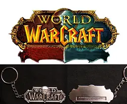 Брелок World of Warcraft Logo Варкрафт срібло.264 - мініатюра 5
