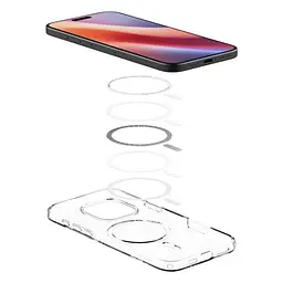 Прозорий чохол Spigen Liquid Crystal MagSafe Crystal Clear для iPhone 16 Pro (ACS08389) - мініатюра 5