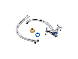 Змішувач Lidz на мийку хром для кухні Lamb 273F, Chrome дво LDLAM273FCRM21890 - мініатюра 4