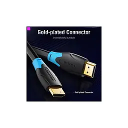 Кабель мультимедійний HDMI M to HDMI M 1.5m 4K60Hz black Vention (AACBG) - мініатюра 5
