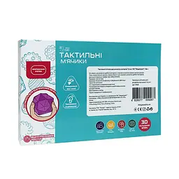 Набір тактильних м'ячиків "Яскраві" MGZ-0932 - мініатюра 2