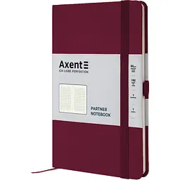 Книга записна Axent Partner A5- в клітинку 96 аркушів винна (8201-46-A) - мініатюра 2