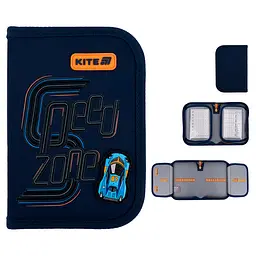 Пенал Kite Speed Zone синій (K25-622-4) - мініатюра 2