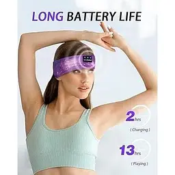 Маска-навушники для сну LC-Dolida Bluetooth Headband - мініатюра 3
