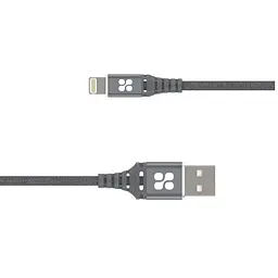 Дата кабель USB 2.0 AM to Lightning 1.2m grey Promate (nervelink-i.grey)