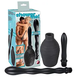 Анальний душ You2Toys Shower Me 300 мл (чорний) - мініатюра 7