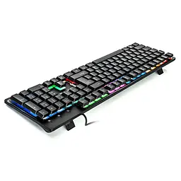 Клавіатура REAL-EL 7011 Comfort Backlit Black (EL123100043) - мініатюра 6