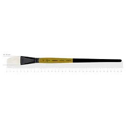 Пензель щетина овальна AMBER 2306FR №12 довга ручка ROSA (4823098533399)