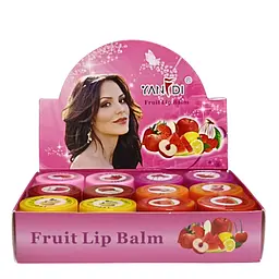 Набір бальзамів для губ Lip Fruit Balm Yandi, 6 шт.