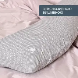 Подушка Ideia S-Form для сну та відпочинку з наволочкою на блискавці 40х130 см (08-73959) - мініатюра 6