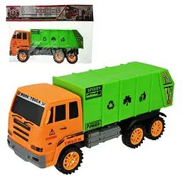 Іграшковий сміттєвоз Truck Series помаранчевий із зеленим контейнером (6090E)
