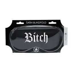 Маска на очі Ouch! Satin Blindfold Bitch - мініатюра 5