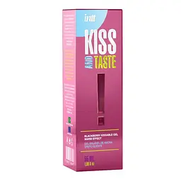 Масажний гель Intt KISS AND TASTE!, 55 мл (ожина) - мініатюра 3