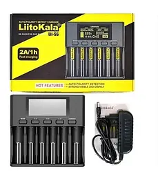 Зарядний пристрій LiitoKala Lii-S6 6 каналів Чорний (2679370576) - мініатюра 6