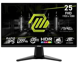 Монітор 24.5" MSI MAG 255XF FHD IPS 300Hz (9S6-3BC21M-021)