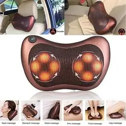 Автомобільний масажер-подушка для шиї XPRO Massage pillow CHM-8028 роликовий коричневий (MER-13123_329) - мініатюра 4