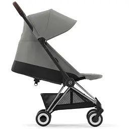 Прогулянковий візочок Cybex Coya Chrome Dark Brown Mirage Grey, сірий (522004395) - мініатюра 4
