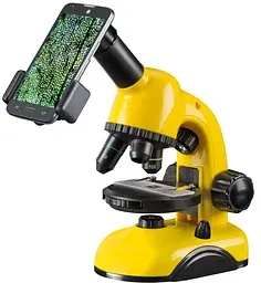 Мікроскоп National Geographic Biolux 40x-800x з набором для дослідів і адаптером для смартфона - мініатюра 2