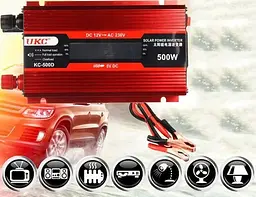 Перетворювач AC / DC KC-500D 500 W + LCD, Інвертор у машину - мініатюра 3