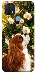 TPU чохол Demsky Flower spaniel для Oppo A15s / A15