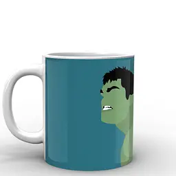 Кухоль GeekLand Халк Hulk мінімалізм HU.02.029 330 мл білий - мініатюра 2