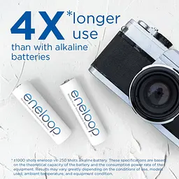 Акумулятор Panasonic BK-3MCDE/2CP Eneloop NI-MH AA 2000 мАг 2 шт. - мініатюра 6