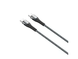 Кабель ColorWay USB-C to USB-C 2m Grey (CW-CBPDCC039-GR) - мініатюра 3
