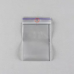 Пакети Zip-Lock прозорі 5x7 см, 100 шт, 50 мкм, з отвором для підвішування, поліетиленові пакети із застібкою - мініатюра 2