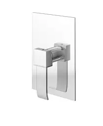 Душова система Kohlman Axis 25 chrome + BOX прихованого монтажу QW220NQ25, Хром - мініатюра 3
