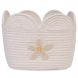 Кошик для іграшок Childhome Flower 30x20x15 см білий (CCBAFL20) - мініатюра 2