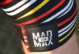 Бинти на коліна MadMax MFA-292 Knee Wraps Black (MFA-292-U) - мініатюра 5