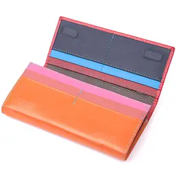 Великий гаманець для прекрасних жінок із натуральної шкіри ST Leather 22518 різнокольоровий - мініатюра 9