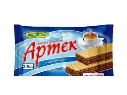 Вафлі Золоте Зерно 210гр Артек класичний,