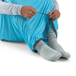 Вкладиш у спальник Sea to Summit Breeze Sleeping Bag Liner, Insect Shield Блакитний - мініатюра 4
